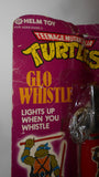 teenage mutant ninja turtles GLO WHISTLE 1989 vintage moc