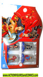 Domez DC universe JUSTICE LEAGUE 4 pack mib moc