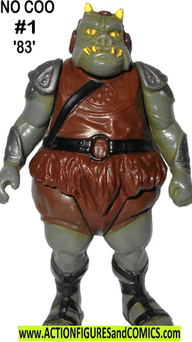 star wars action figures GAMORREAN GUARD 1983 No coo 1