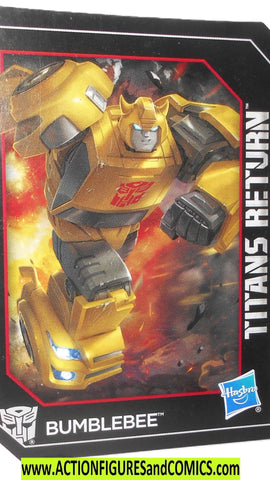 Transformers BUMBLEBEE Titans Return Trading Card