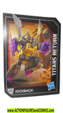 Transformers KICKBACK Titans Return Trading Card 2016