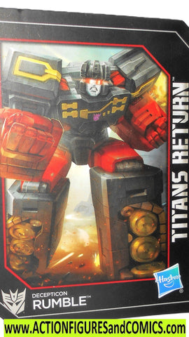 Transformers RUMBLE Titans Return Trading Card