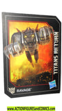 Transformers RAVAGE Titans Return Trading Card 2016