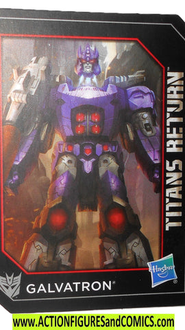 Transformers GALVATRON Titans Return Trading Card 2016