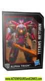 Transformers ALPHA TRION Titans Return Trading Card 2016