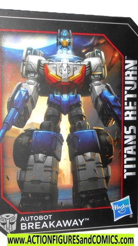 Transformers BREAKAWAY Titans Return Trading Card 2016