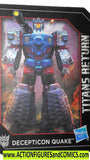 Transformers QUAKE Titans Return Trading Card 2016