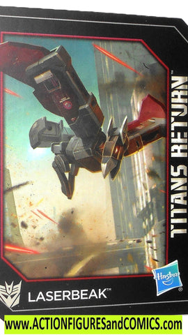 Transformers LASERBEAK Titans Return Trading Card