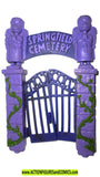 Simpsons CEMETERY GATE 2004 playmates Accessory