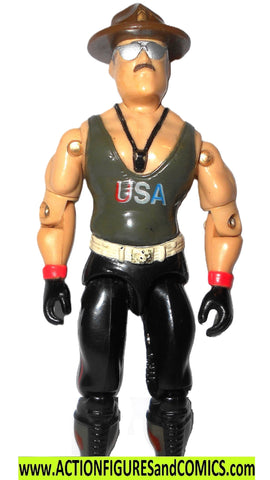 Gi joe SGT SLAUGHTER v1 1986  vintage mail away usa wwe wwf