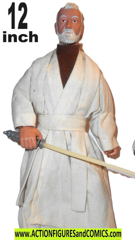 star wars action figures OBI WAN KENOBI 12 inch 1998 gitd gid