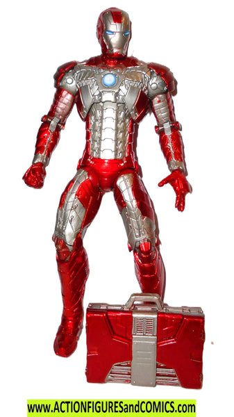 marvel legends IRON MAN Mark V 2010 walmart 5 suitcase ...