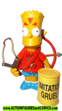 simpsons BART KAMP KRUSTY playmates 2001 100%