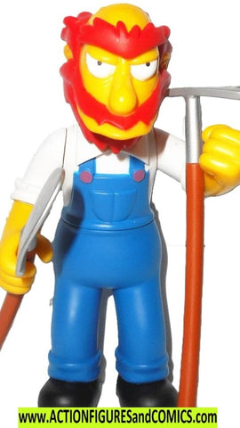 simpsons GROUNDSKEEPER WILLIE series 4 2001 playmates