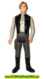 star wars action figures HAN SOLO 1984 endor trenchcoat