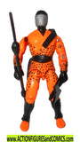 gi joe SLICE 1993 v2 orange ninja force w ax staff