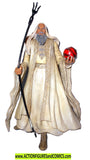 Lord of the Rings SARUMAN THE WHITE orange toy biz complete hobbit