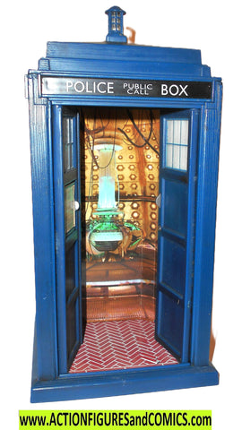 doctor who action figures TARDIS 9th 10th police call box phone booth