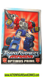 Transformers OPTIMUS PRIME 2002 Armada Sticker Trading card