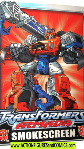 Transformers SMOKESCREEN 2002 Armada Sticker Trading card