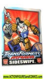 Transformers SIDESWIPE 2002 Armada Sticker Trading card