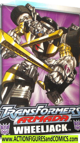 Transformers WHEELJACK 2002 Armada Sticker Trading card