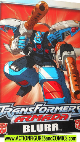 Transformers BLURR 2002 Armada Sticker Trading card