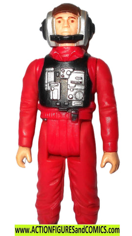 star wars action figures B-WING PILOT 1984 kenner vintage 100% complete