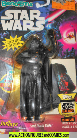 star wars action figures DARTH VADER 1993 Bend Ems 2nd moc