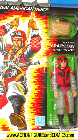 gi joe CRAZYLEGS 1987 v1 vintage gijoe moc