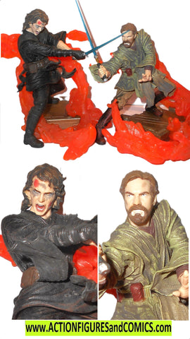 star wars action figures ANAKIN vs KENOBI 7" unleashed