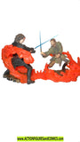 star wars action figures ANAKIN vs KENOBI 7" unleashed