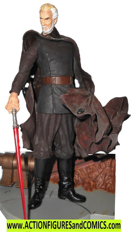 star wars action figures COUNT DOOKU Unleashed 2004 99P