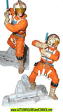 star wars action figures LUKE Skywalker Unleashed x-wing statue