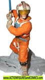 star wars action figures LUKE Skywalker Unleashed x-wing statue