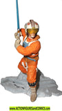 star wars action figures LUKE Skywalker Unleashed x-wing statue