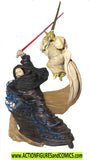 star wars action figures EMPEROR vs YODA Unleashed 2005 statue