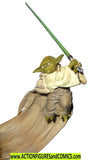 star wars action figures EMPEROR vs YODA Unleashed 2005 statue