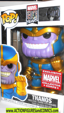 Funko Pop Marvel THANOS 509 bobble-head vinyl moc mib