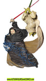 star wars action figures EMPEROR vs YODA Unleashed 2005 statue