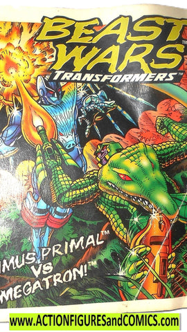 Transformers BEAST WARS Mini COMIC 1995 Kenner