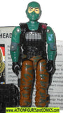 Gi joe BEACH HEAD 1986 v1 vintage backpack file card