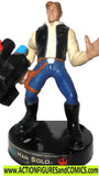 Attacktix Star Wars HAN SOLO blue pants 22/3 action figures 2005