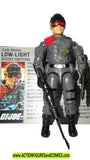 Gi joe LOWLIGHT 1986 v1 vintage gun uzi backpack file card