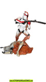 star wars action figures CLONE TROOPER red Unleashed 2006