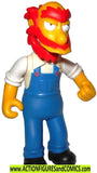 simpsons GROUNDSKEEPER WILLIE series 4 2001 playmates