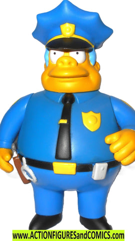 simpsons CHEIF WIGGUM police officer cop playmates wos