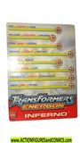 Transformers INFERNO 2004 Energon trading card