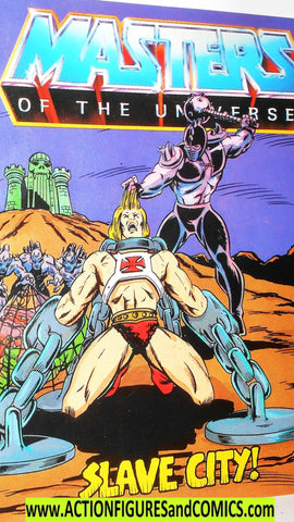 Masters of the Universe SLAVE CITY 1983 vintage comic He-man