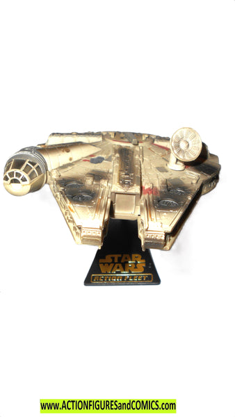 star wars action fleet MILLENNIUM FALCON 2002 7 inch ...